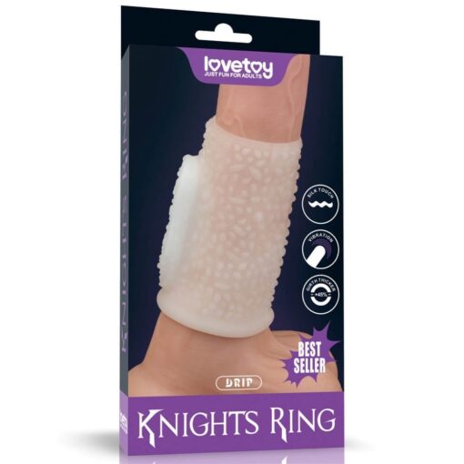 Navlaka za penis Vibrating Spiral Knights
