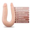 Dr. Skin Silicone Dr. Double 12" Dong Flesh