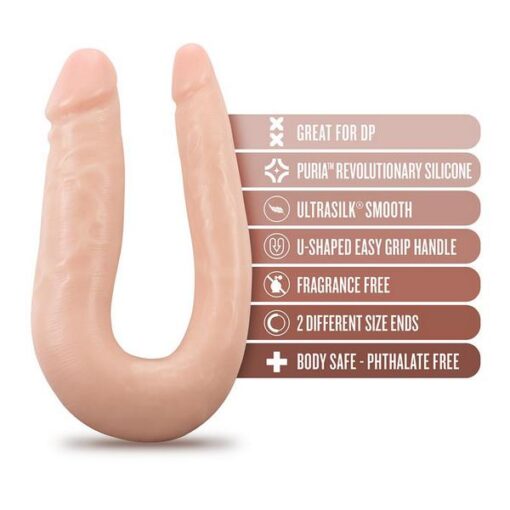 Dr. Skin Silicone Dr. Double 12" Dong Flesh
