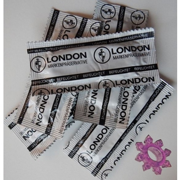 Kondomi 1 komad, širina 52mm, s lubrikantom - Durex London