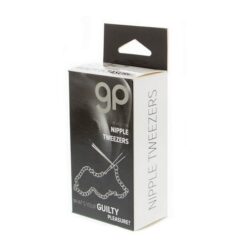Štipaljke za bradavice podesive, povezane lančićem - GP Nipple Tweezers 1 Štipaljke za bradavice podesive, povezane lančićem - GP Nipple Tweezers